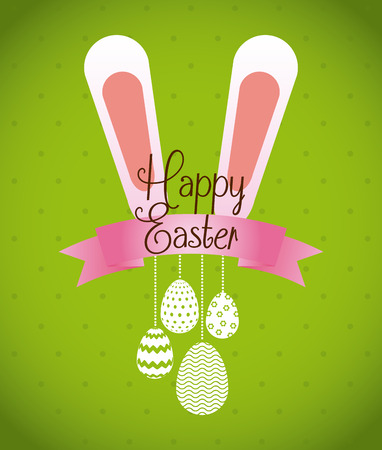 happy easter design, vector illustration eps10 graphicのイラスト素材