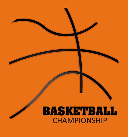 basketball sport design illustrationのイラスト素材