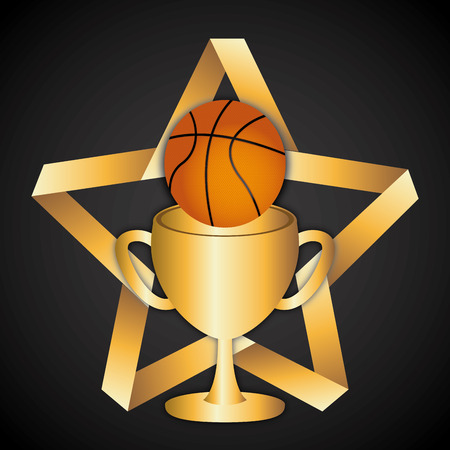 basketball sport design illustrationのイラスト素材