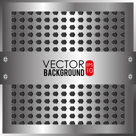 Metal design illustration.のイラスト素材