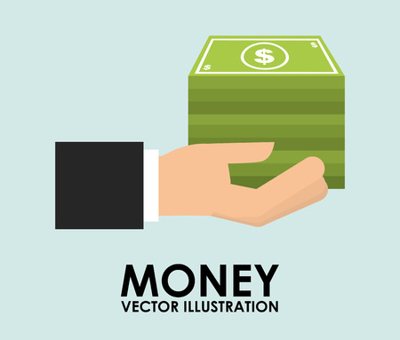 money icon design, vector illustration のイラスト素材