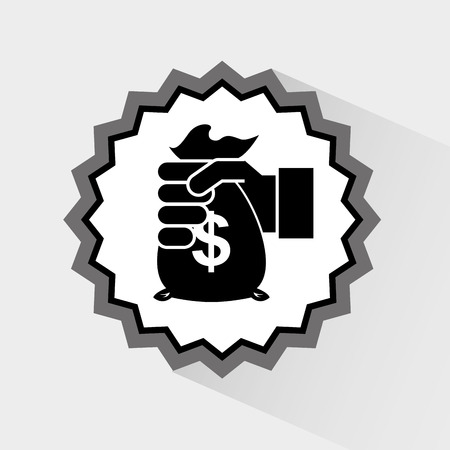 money icon design, vector illustration のイラスト素材