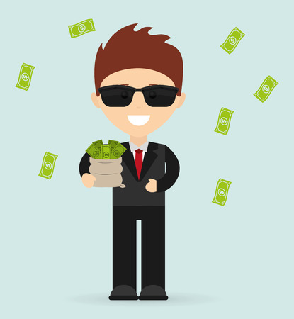 money icon design, vector illustrationのイラスト素材