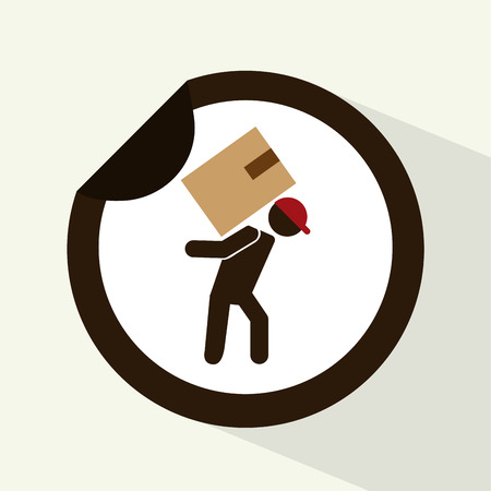 fast delivery design, vector illustration のイラスト素材