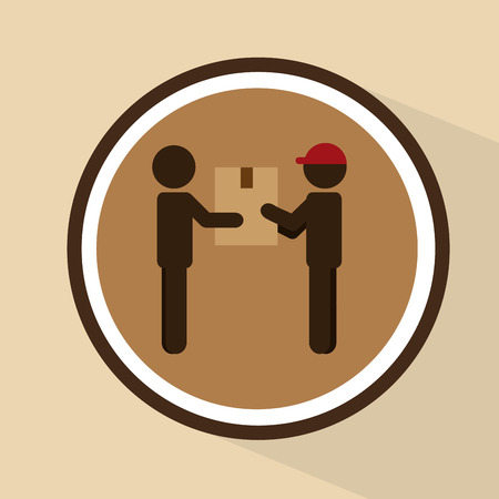 fast delivery design, vector illustration のイラスト素材