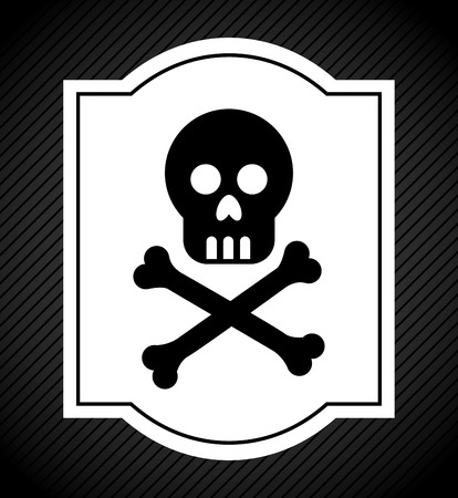 danger signal design, vector illustrationのイラスト素材