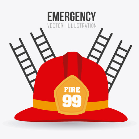 Emergency design over white background, vector illustration.のイラスト素材