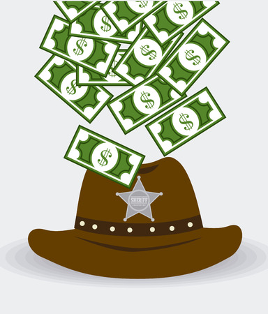 Western design over white background, vector illustration.のイラスト素材