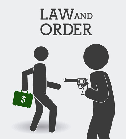 Law design over white background, vector illustration.のイラスト素材