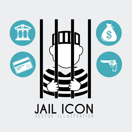 Law design over white background, vector illustration.のイラスト素材