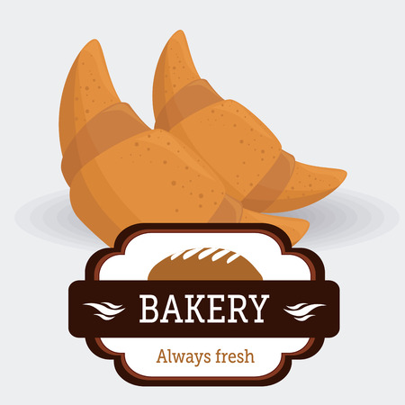 Bakery design over white background, vector illustration.のイラスト素材
