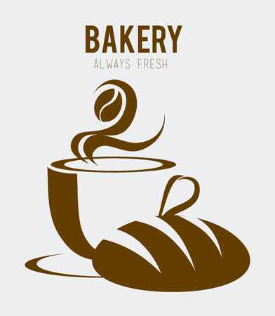 Bakery design over white background, vector illustration.のイラスト素材