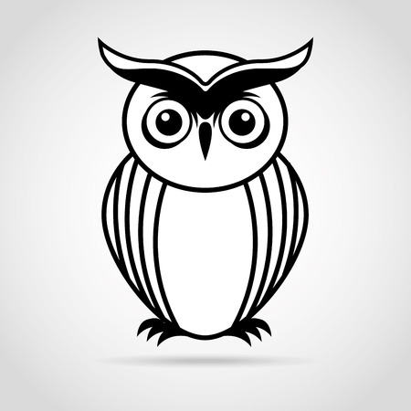 owl bird design, vector illustration eps10 graphicのイラスト素材