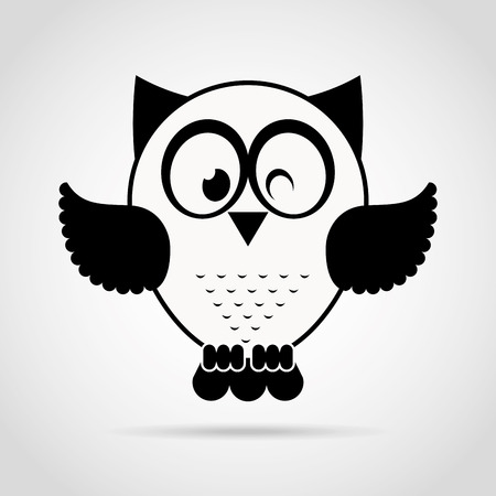 owl bird design, vector illustration eps10 graphicのイラスト素材