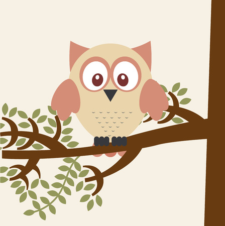 owl bird design, vector illustration eps10 graphicのイラスト素材