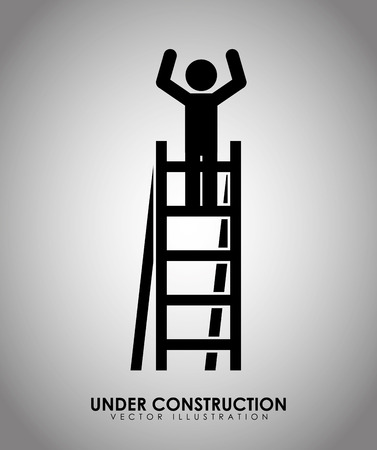under construction design, vector illustration eps10 graphicのイラスト素材