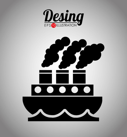 delivery maritime design, vector illustration eps10 graphicのイラスト素材