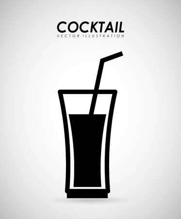 classic cocktail design, vector illustration eps10 graphicのイラスト素材