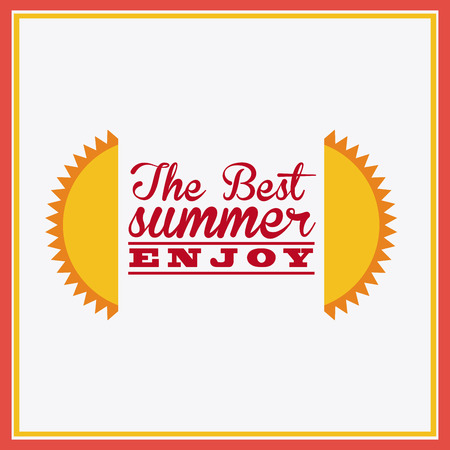 summer day design, vector illustration  graphicのイラスト素材