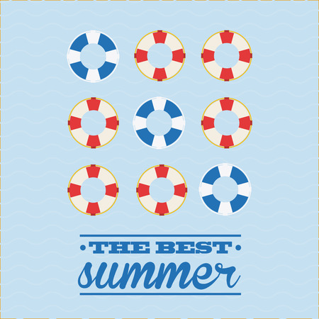 summer day design, vector illustration  graphicのイラスト素材