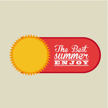 summer day design, vector illustration eps10 graphicのイラスト素材