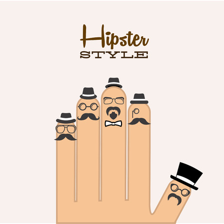 hipster style design, vector illustration  graphicのイラスト素材