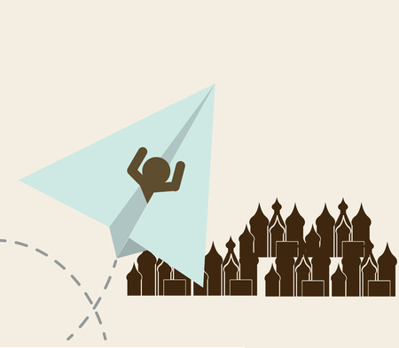 paper dreams design, vector illustration  graphicのイラスト素材