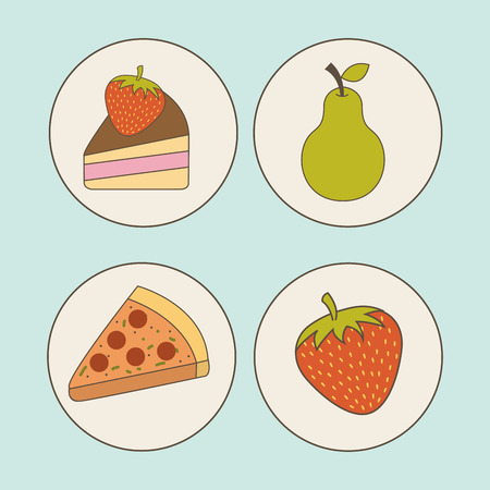 kids nutrition design, vector illustration  graphicのイラスト素材
