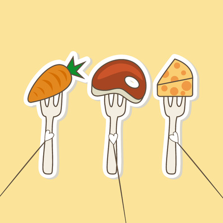 kids nutrition design, vector illustration  graphicのイラスト素材