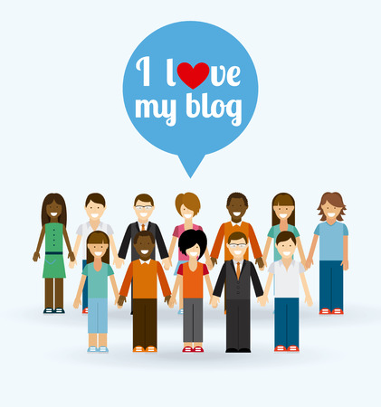 social networking design, vector illustration  graphicのイラスト素材