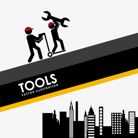 tools icon design, vector illustration eps10 graphicのイラスト素材