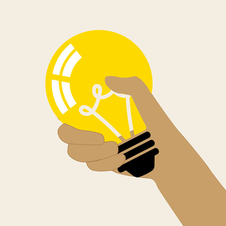 bulb idea design, vector illustration eps10 graphicのイラスト素材