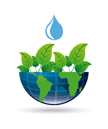 eco friendly design, vector illustration  graphicのイラスト素材