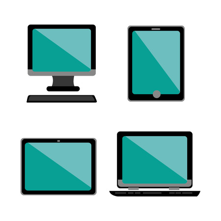 Technology design over white background, vector illustration.のイラスト素材