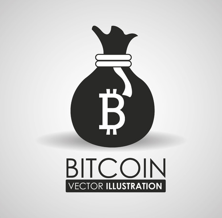 Bitcoin design, vector illustration.のイラスト素材