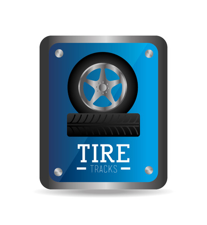Tire design, vector illustration.のイラスト素材