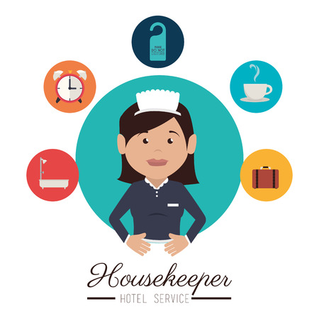 Hotel design over white background, vector illustration.のイラスト素材