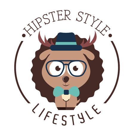 hipster lifestyle design, vector illustration  graphicのイラスト素材