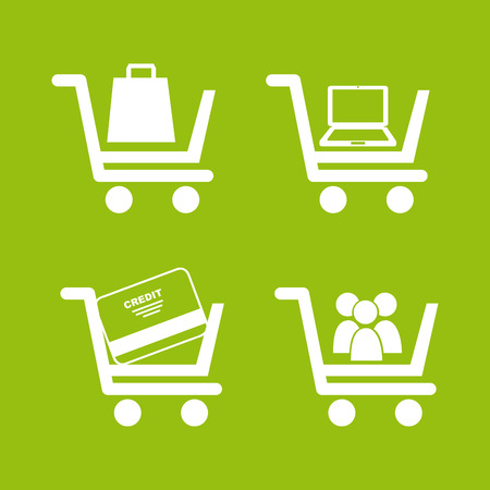 shopping concept design, vector illustration  graphicのイラスト素材