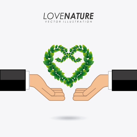 eco friendly design, vector illustration  graphicのイラスト素材