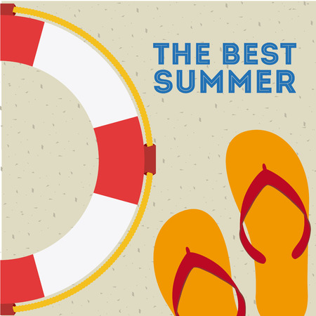 summer day design, vector illustration  graphicのイラスト素材