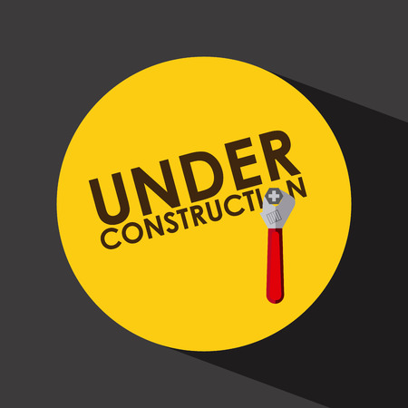 under construction design, vector illustration  graphicのイラスト素材
