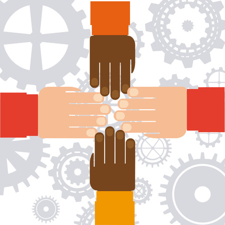 hands human design, vector illustration  graphicのイラスト素材