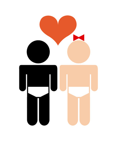 multiethnic community design, vector illustration graphicのイラスト素材