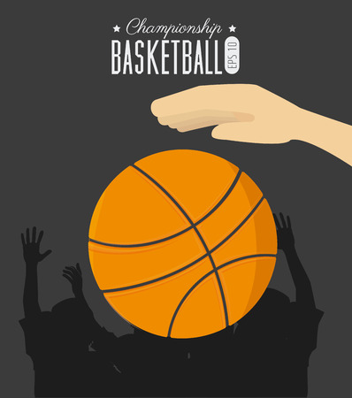 Sport design over gray background, vector illustration.のイラスト素材