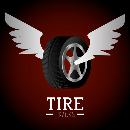 Tire design, vector illustration.のイラスト素材