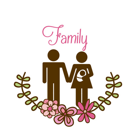 family love design, vector illustration eps10 graphicのイラスト素材