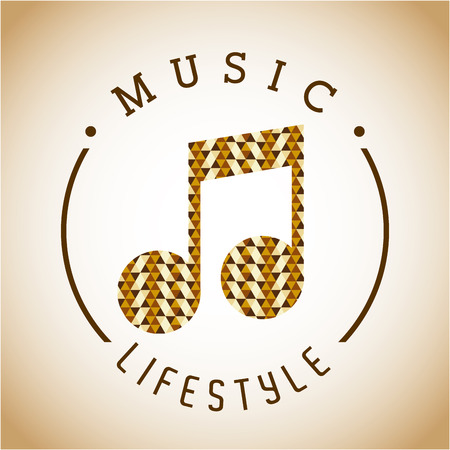 music lifestyle design, vector illustration eps10 graphicのイラスト素材