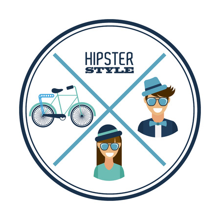 hipster lifestyle design, vector illustration eps10 graphicのイラスト素材
