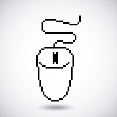 mouse computer design, vector illustration eps10 graphicのイラスト素材